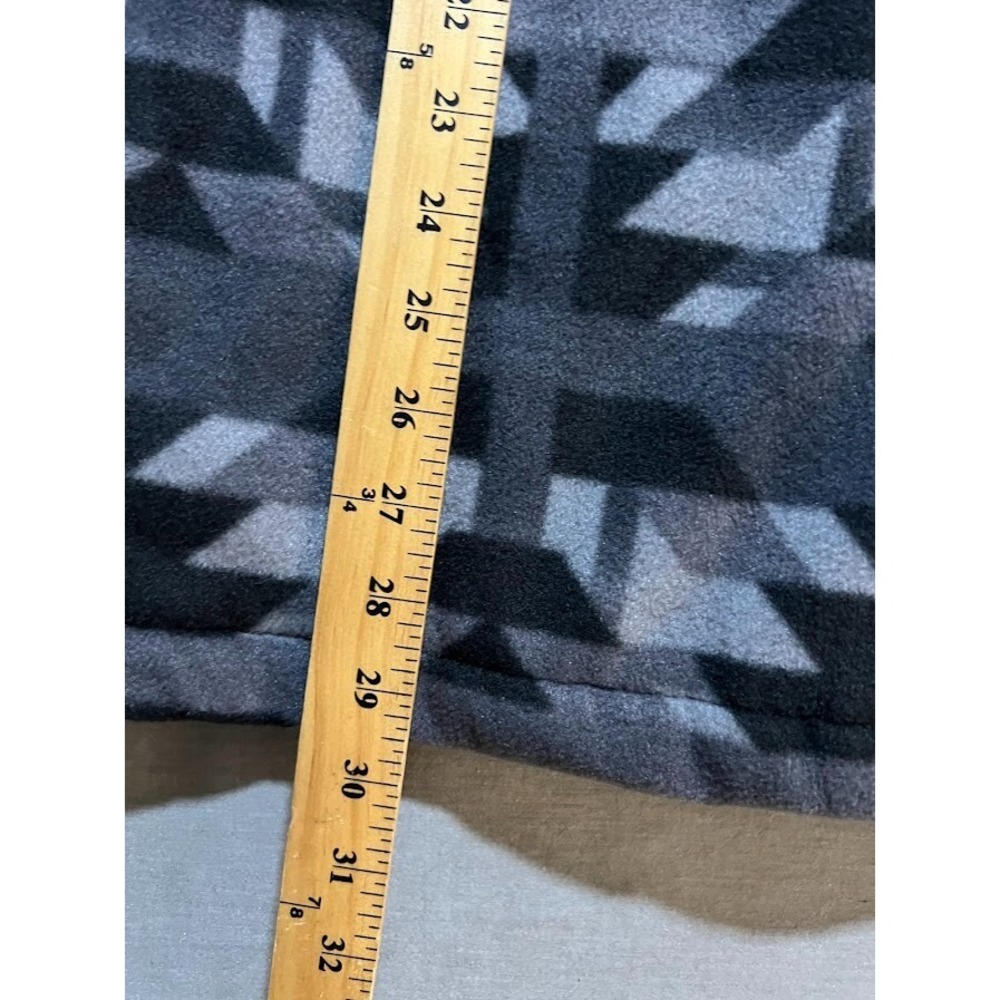 Unionbay Aztec Button Up Shacket  Adult Large Gray Sherpa Lined Long Sleeve Mens - Picture 11 of 12
